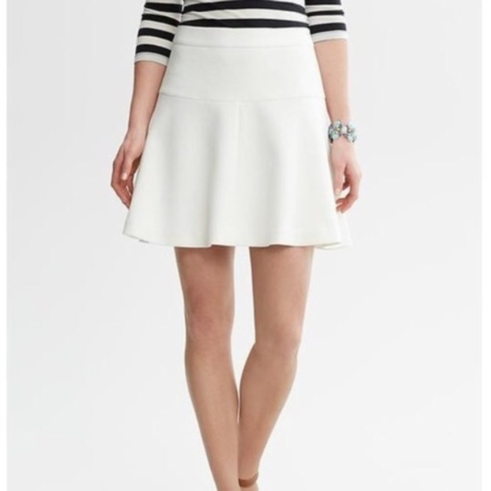 BR Off-white skater skirt size 2